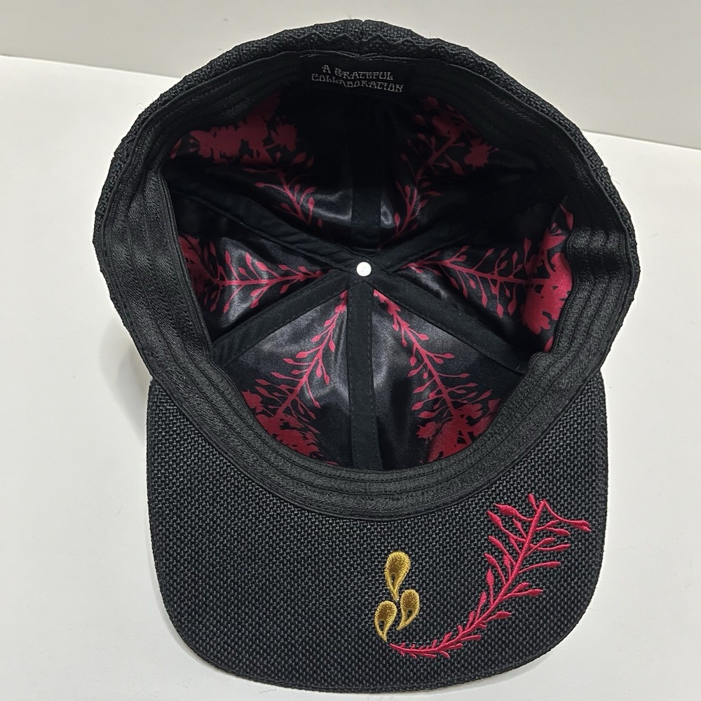 Fireweed Extracts Grateful Head Black Hat Collab Satin Lining - Picture 7 of 7